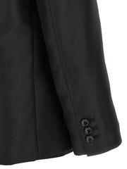 Comme Des Garçons Black Polyester Blazer - XS