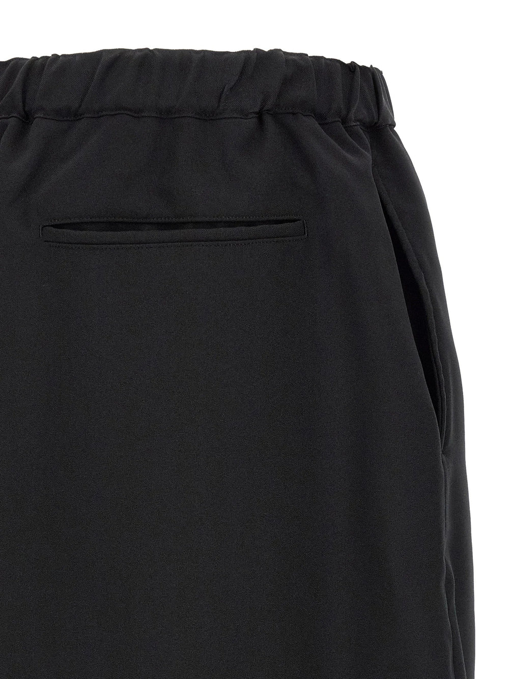 Comme Des Garçons Black Polyester Casual Pants