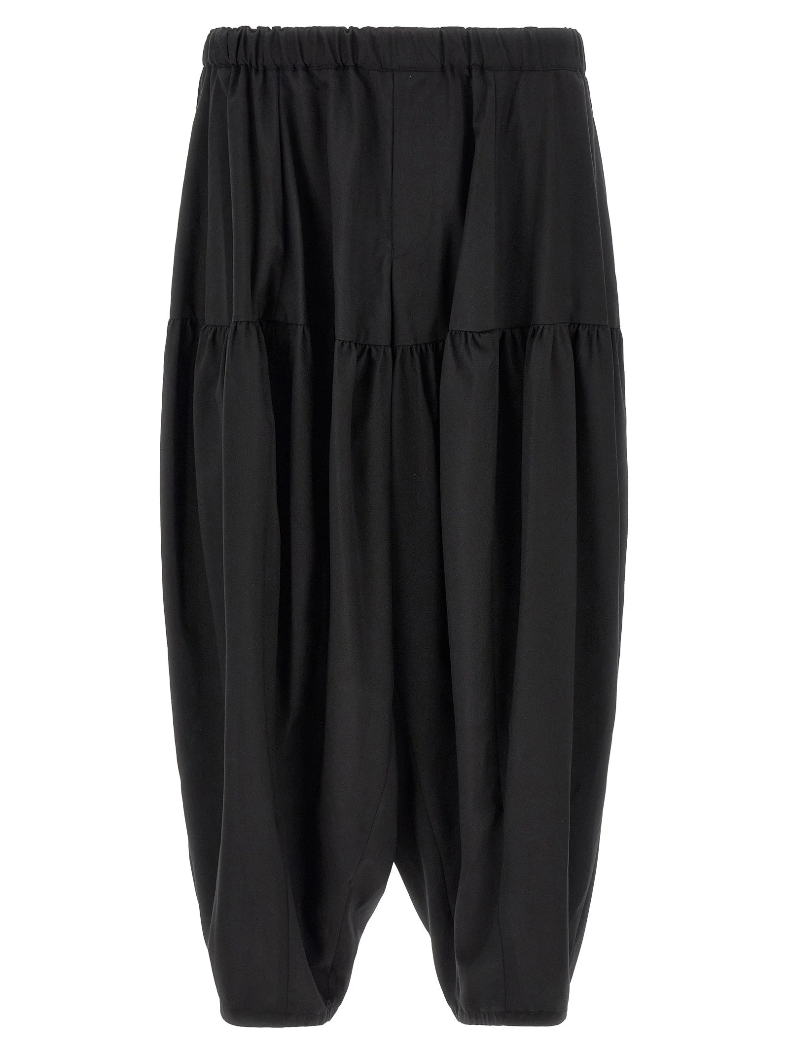 Comme Des Garçons Black Polyester Casual Pants
