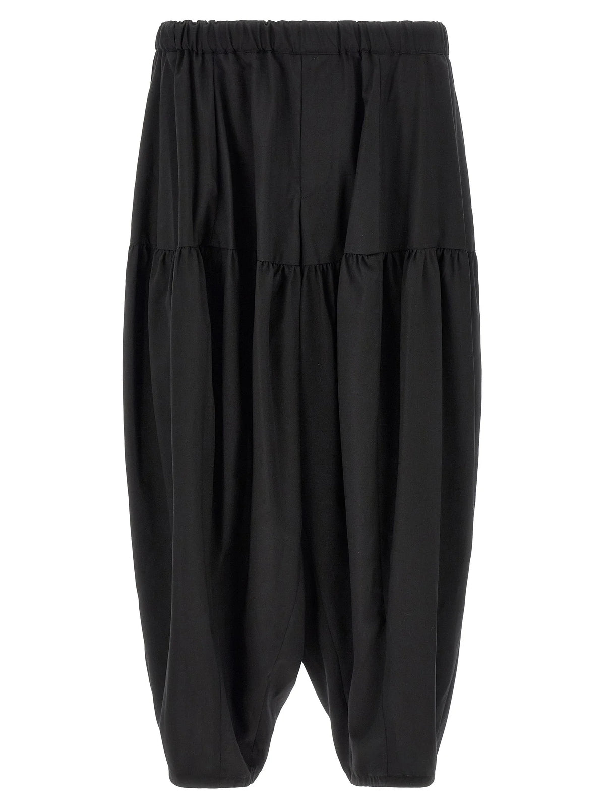 Comme Des Garçons Black Polyester Casual Pants