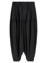 Comme Des Garçons Black Polyester Casual Pants