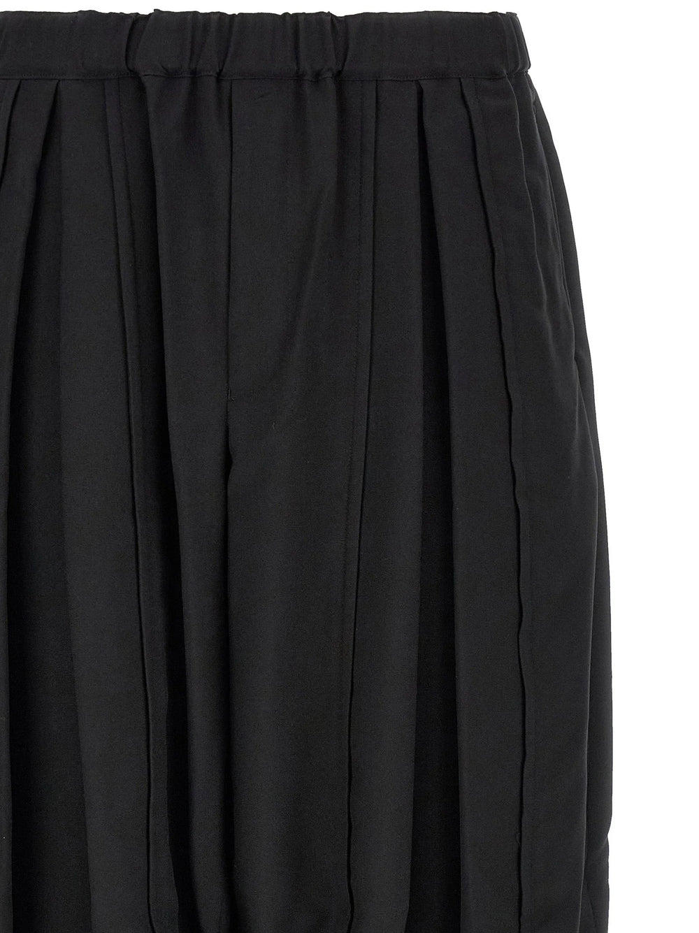 Comme Des Garçons Black Polyester Casual Pants