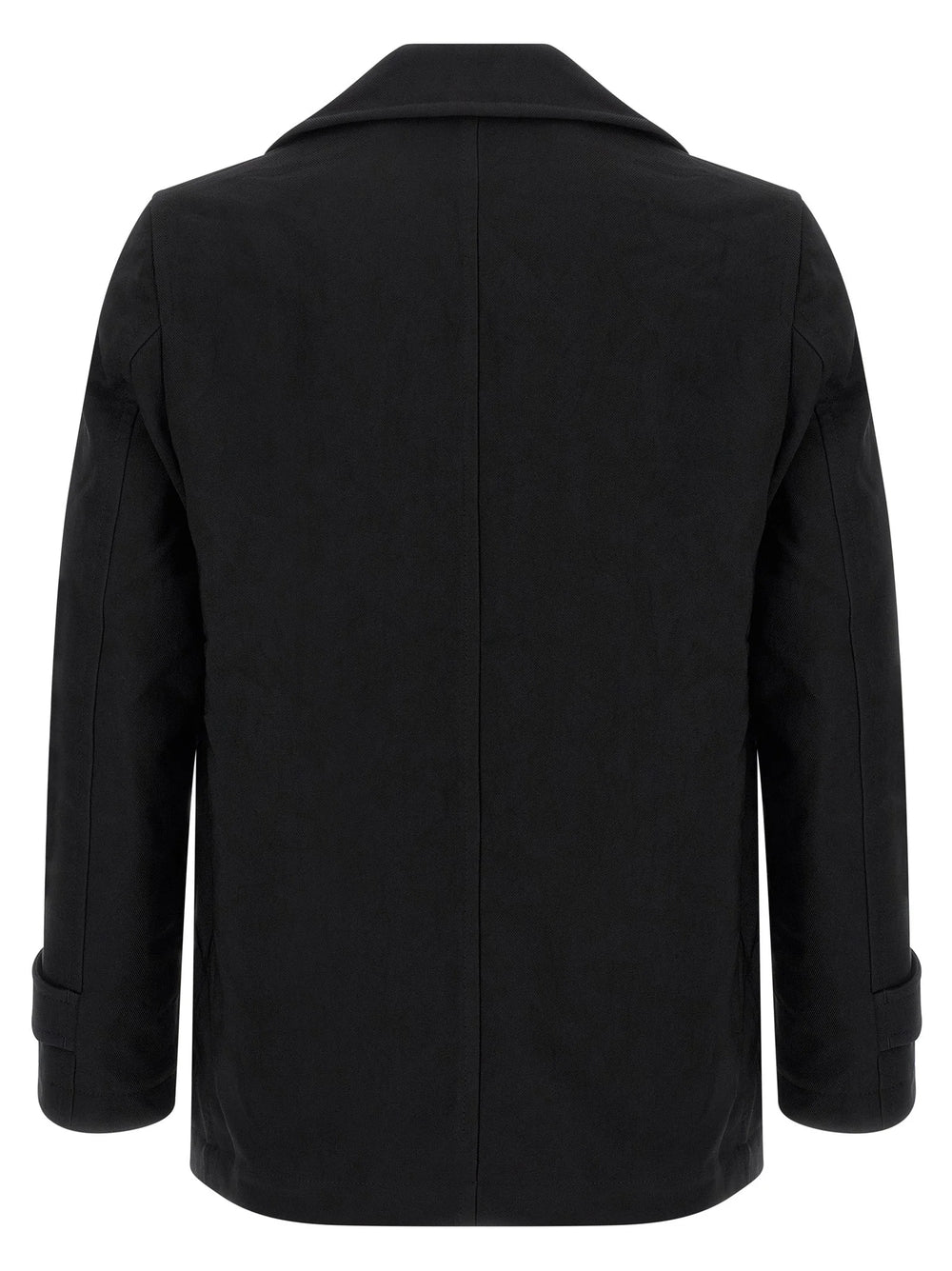 Comme Des Garçons Black Polyester Coat