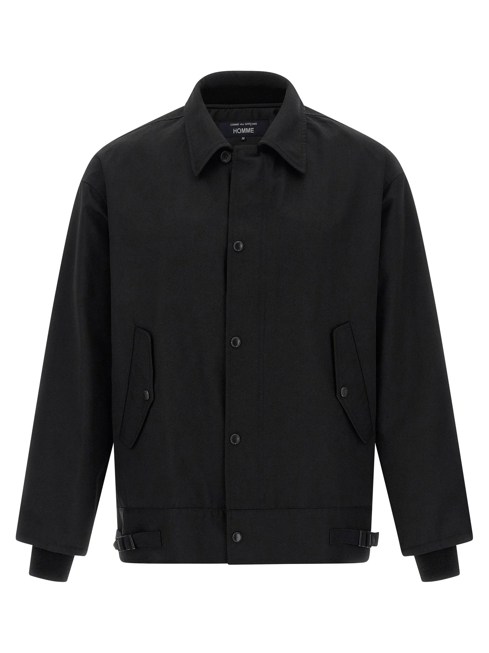 Comme Des Garçons Black Polyester Full-Length Jacket
