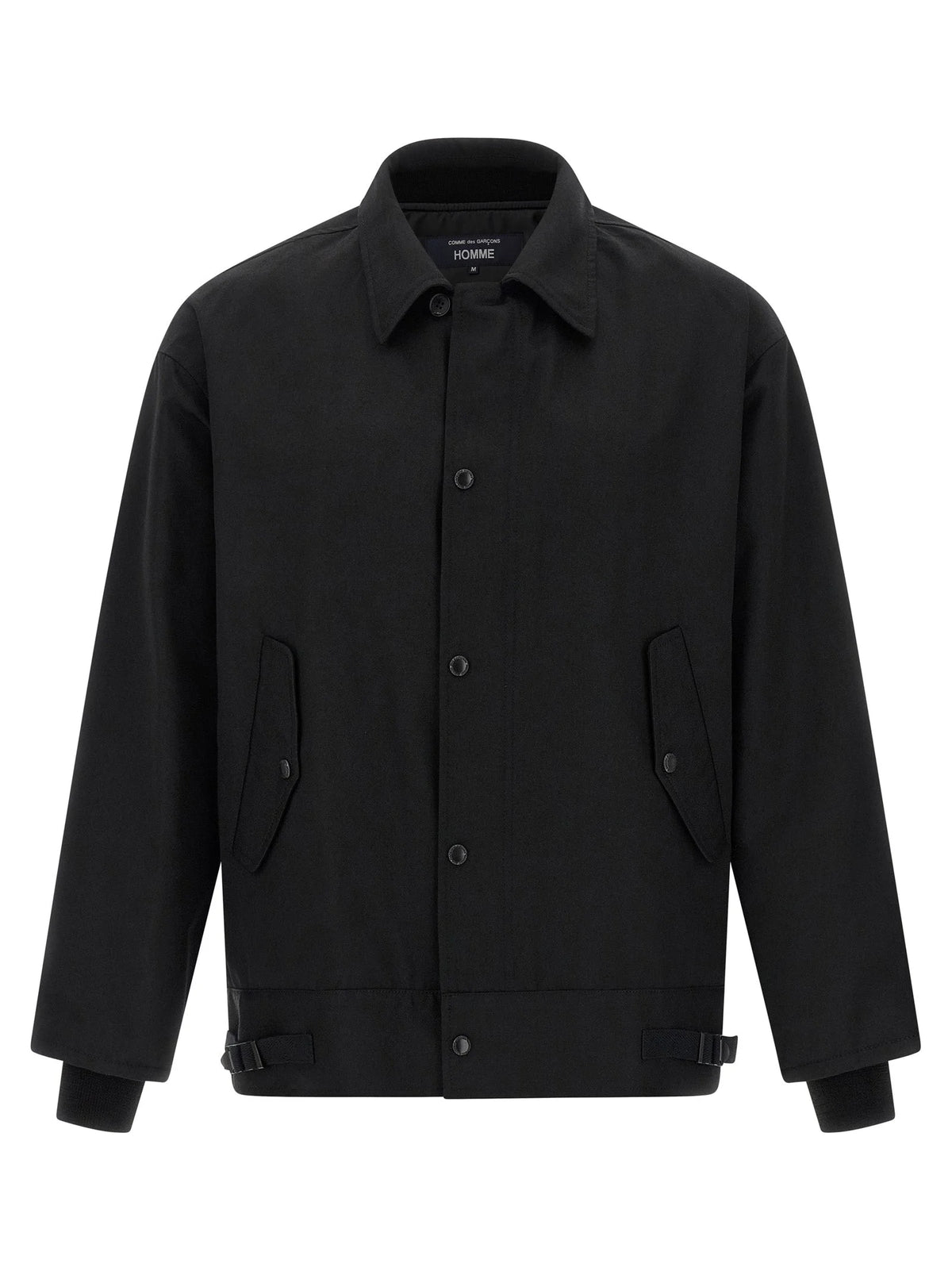 Comme Des Garçons Black Polyester Full-Length Jacket