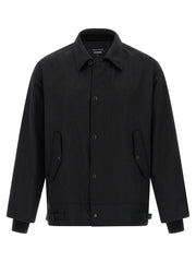 Comme Des Garçons Black Polyester Full-Length Jacket