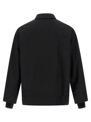 Comme Des Garçons Black Polyester Full-Length Jacket