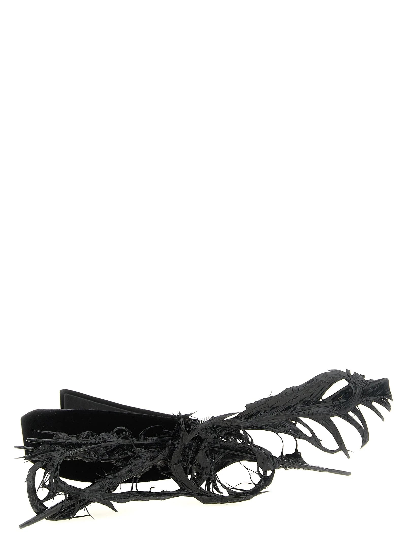 Comme Des Garçons Black Rayon Headband