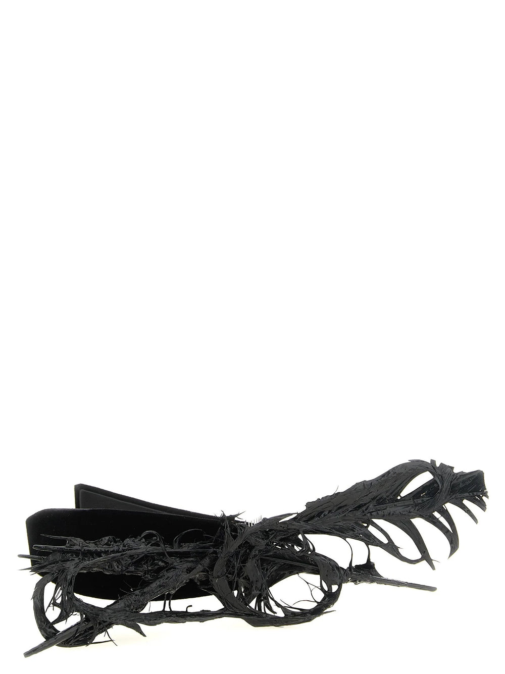 Comme Des Garçons Black Rayon Headband