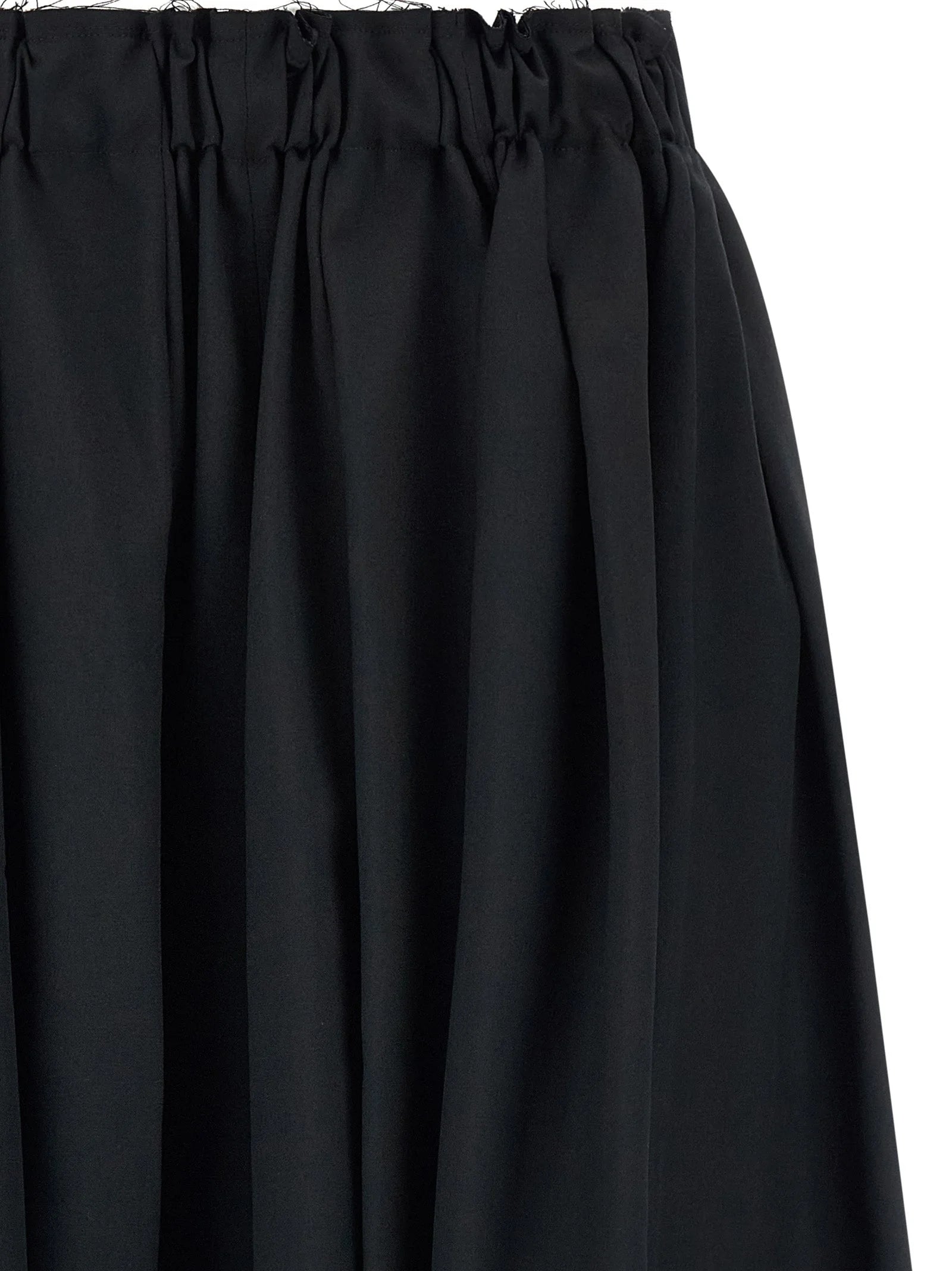 Comme Des Garçons Black Wool Bermuda Shorts - S