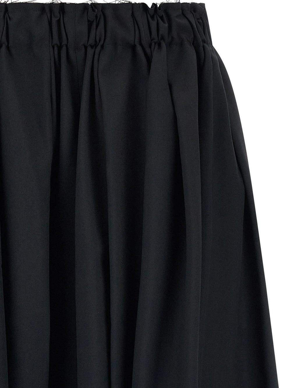 Comme Des Garçons Black Wool Bermuda Shorts - S