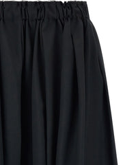 Comme Des Garçons Black Wool Bermuda Shorts - S