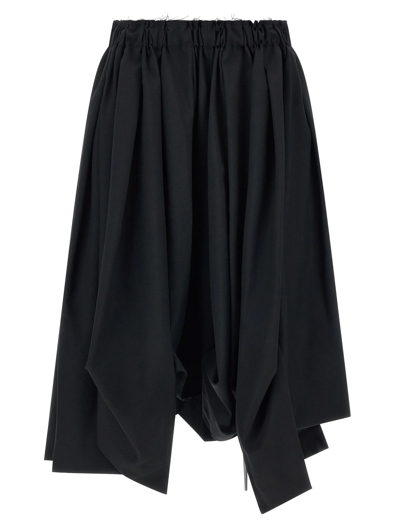 Comme Des Garçons Black Wool Bermuda Shorts - S