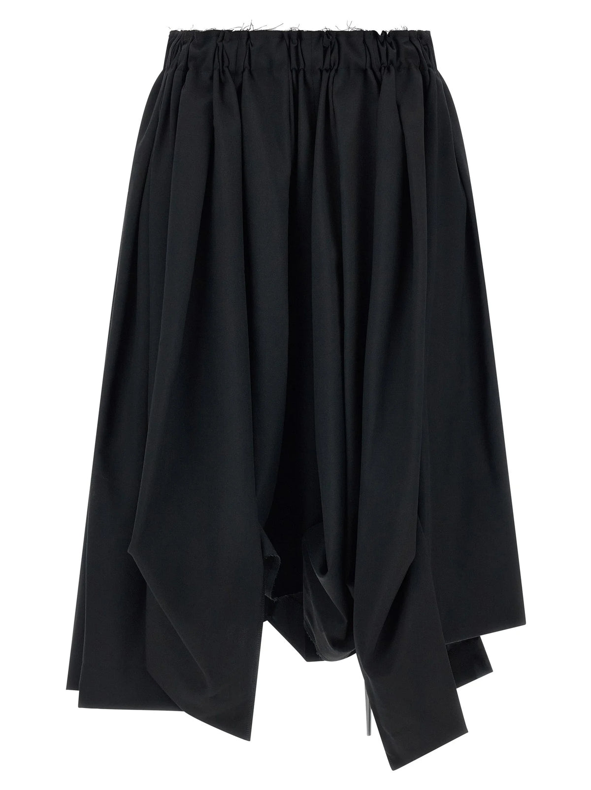 Comme Des Garçons Black Wool Bermuda Shorts - S