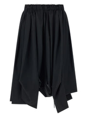 Comme Des Garçons Black Wool Bermuda Shorts - S