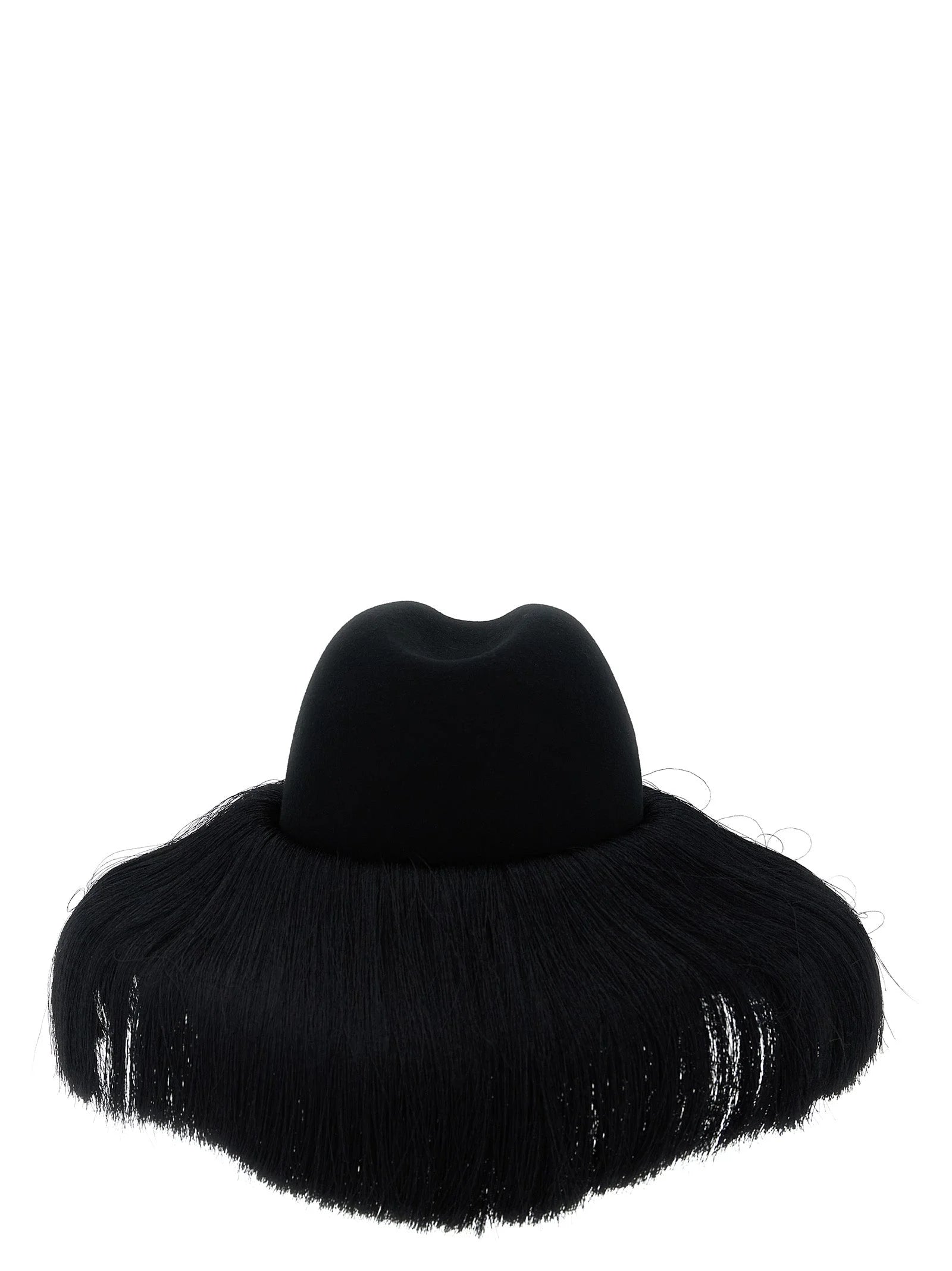 Comme Des Garçons Black Wool Fedora - UNI