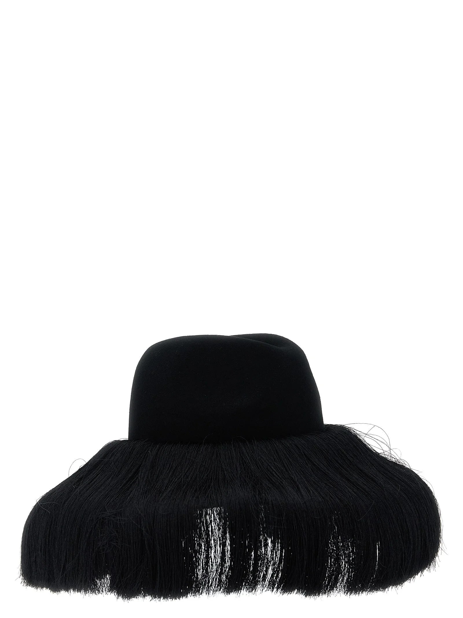 Comme Des Garçons Black Wool Fedora - UNI