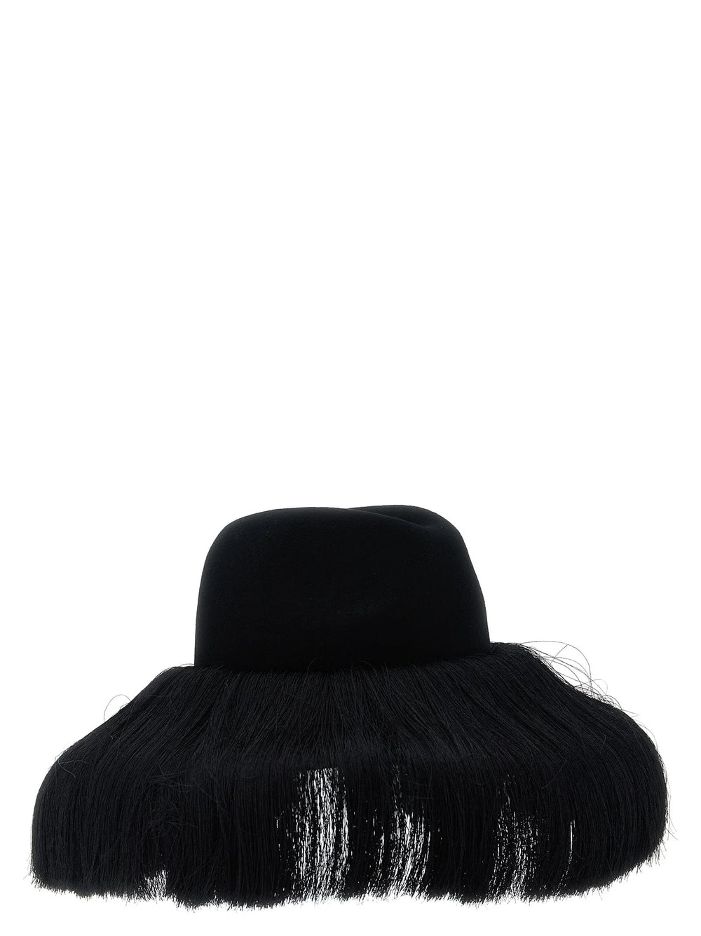 Comme Des Garçons Black Wool Fedora - UNI