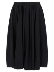 Comme Des Garçons Black Wool Mini Skirt