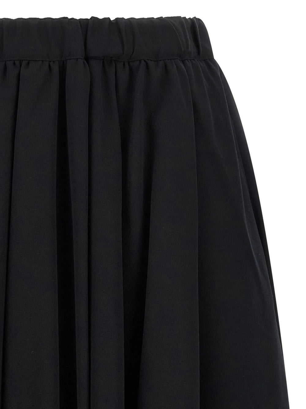Comme Des Garçons Black Wool Mini Skirt