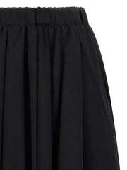 Comme Des Garçons Black Wool Mini Skirt