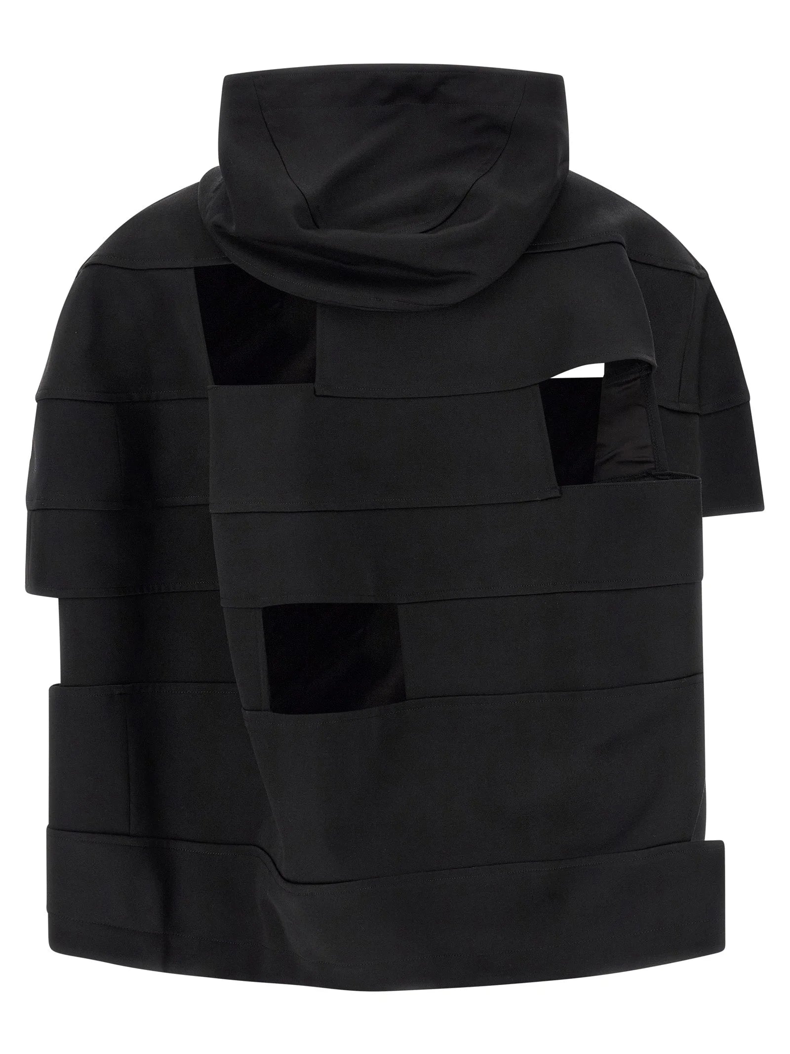Comme Des Garçons Black Wool Shell Jacket - L