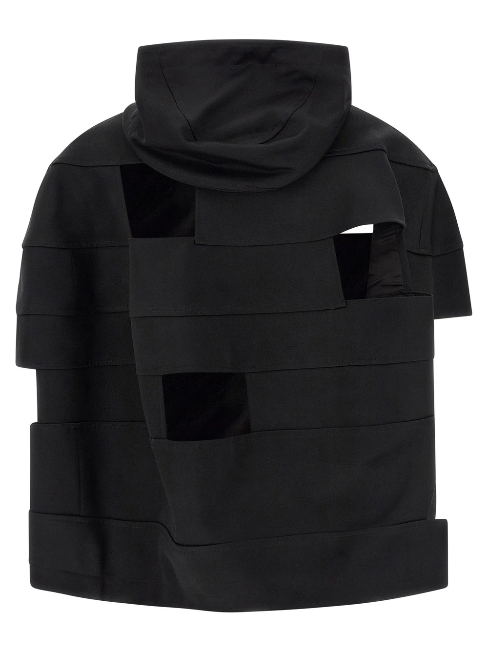 Comme Des Garçons Black Wool Shell Jacket - L