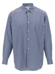 Comme Des Garçons Blue Cotton Blouse - XL