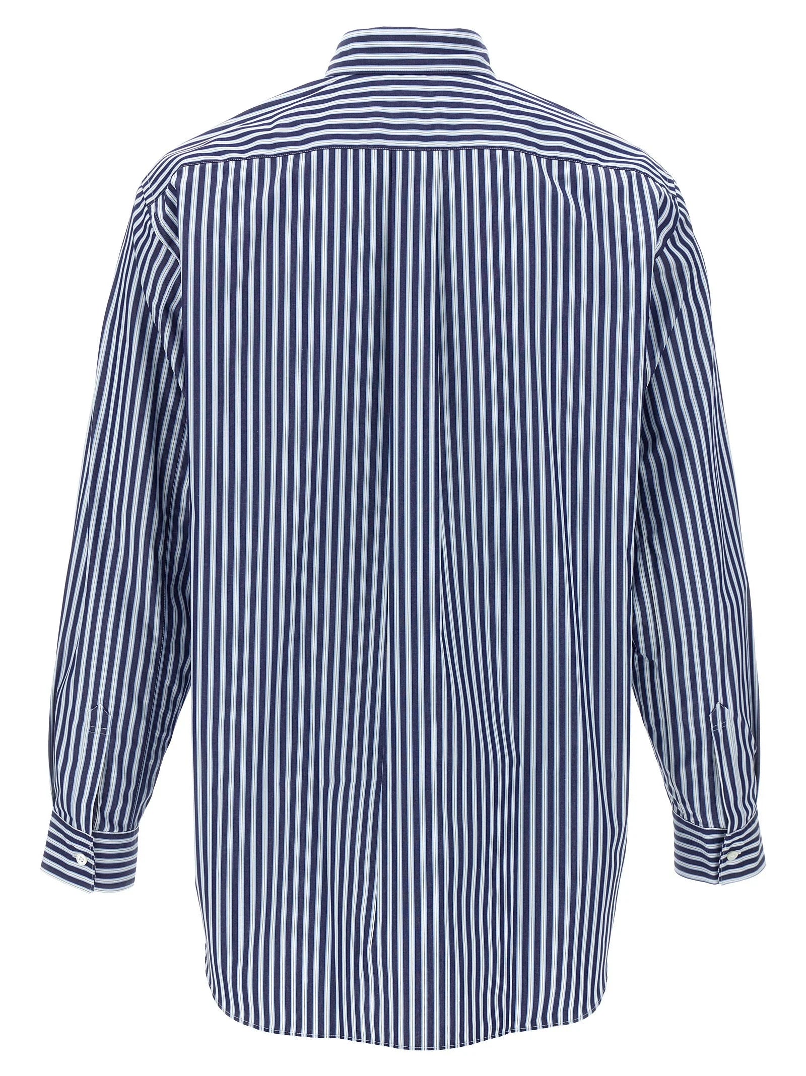 Comme Des Garçons Blue Cotton Blouse - XL