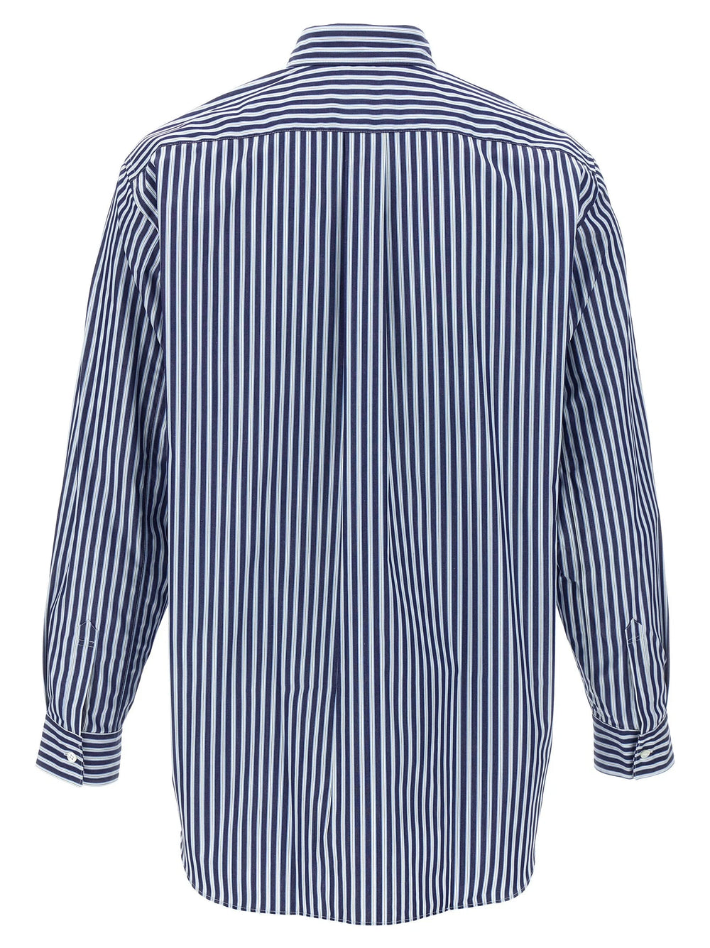 Comme Des Garçons Blue Cotton Blouse - XL