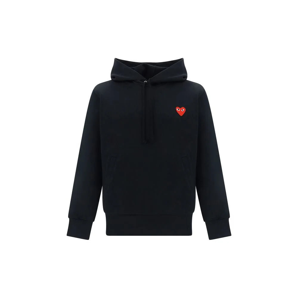 Comme Des Garçons Play Black Polyester Sweatshirt - M