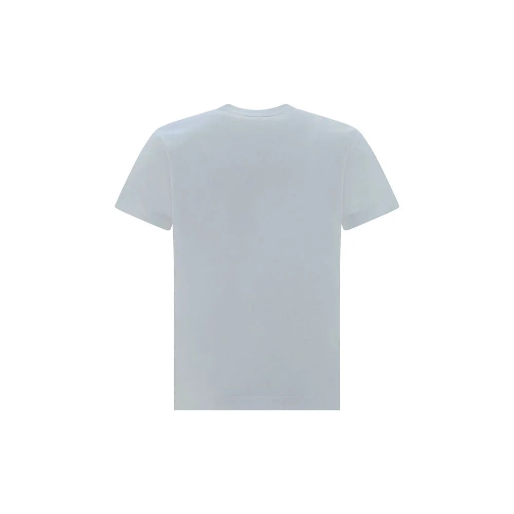 Comme Des Garçons Play White Cotton T-Shirt - L