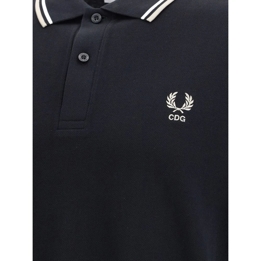 Comme Des Garçons Short Sleeves Black Polo - Polos
