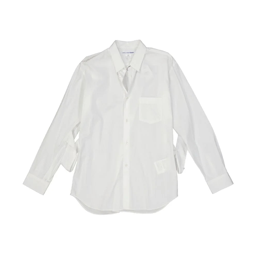 Comme Des Garçons Bílé košile z bavlny - M