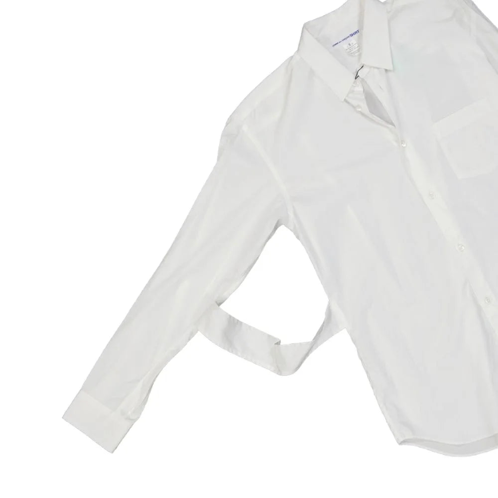 Comme Des Garçons Bílé košile z bavlny - M