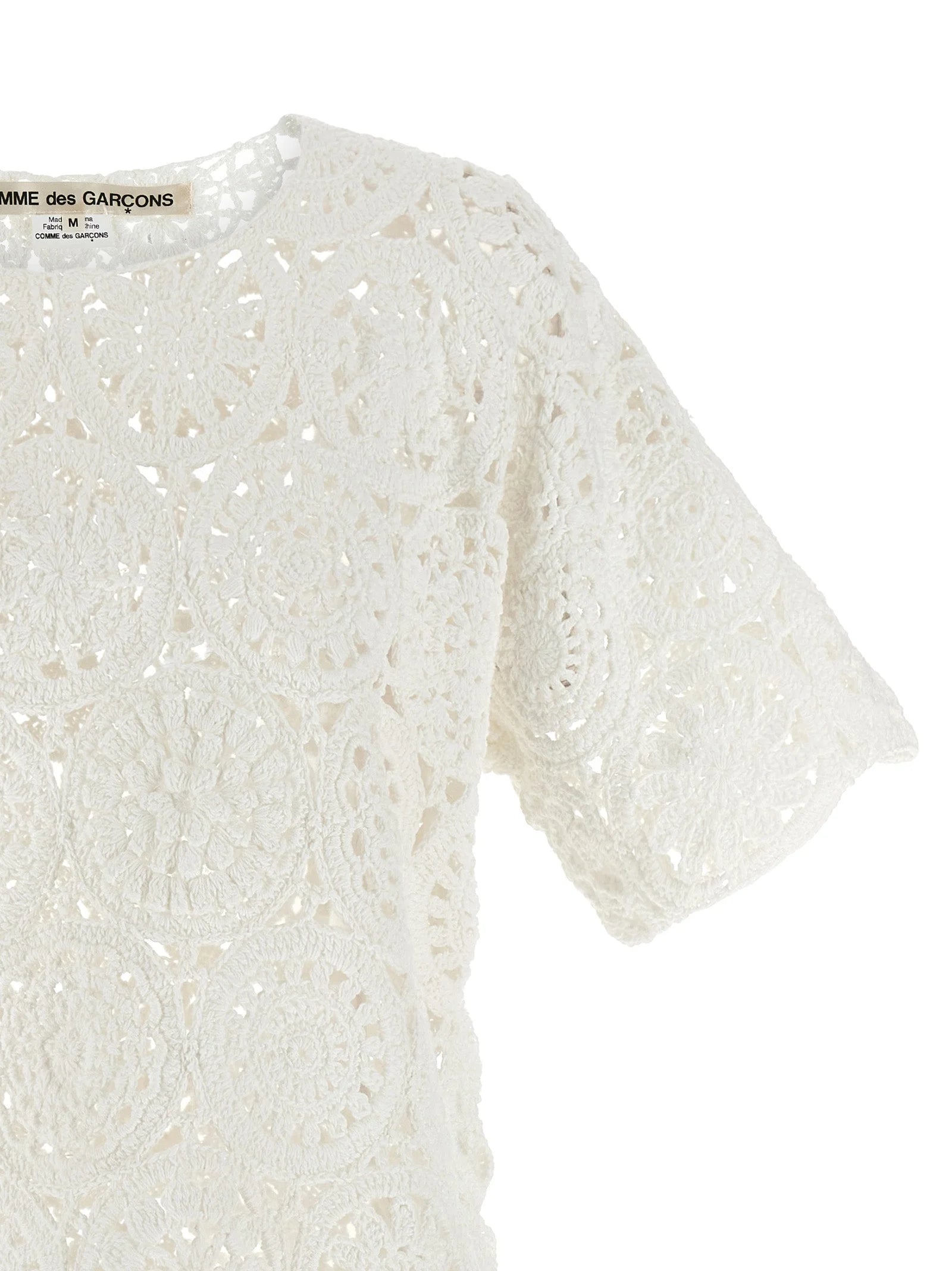 Comme Des Garçons White Cotton T-Shirt