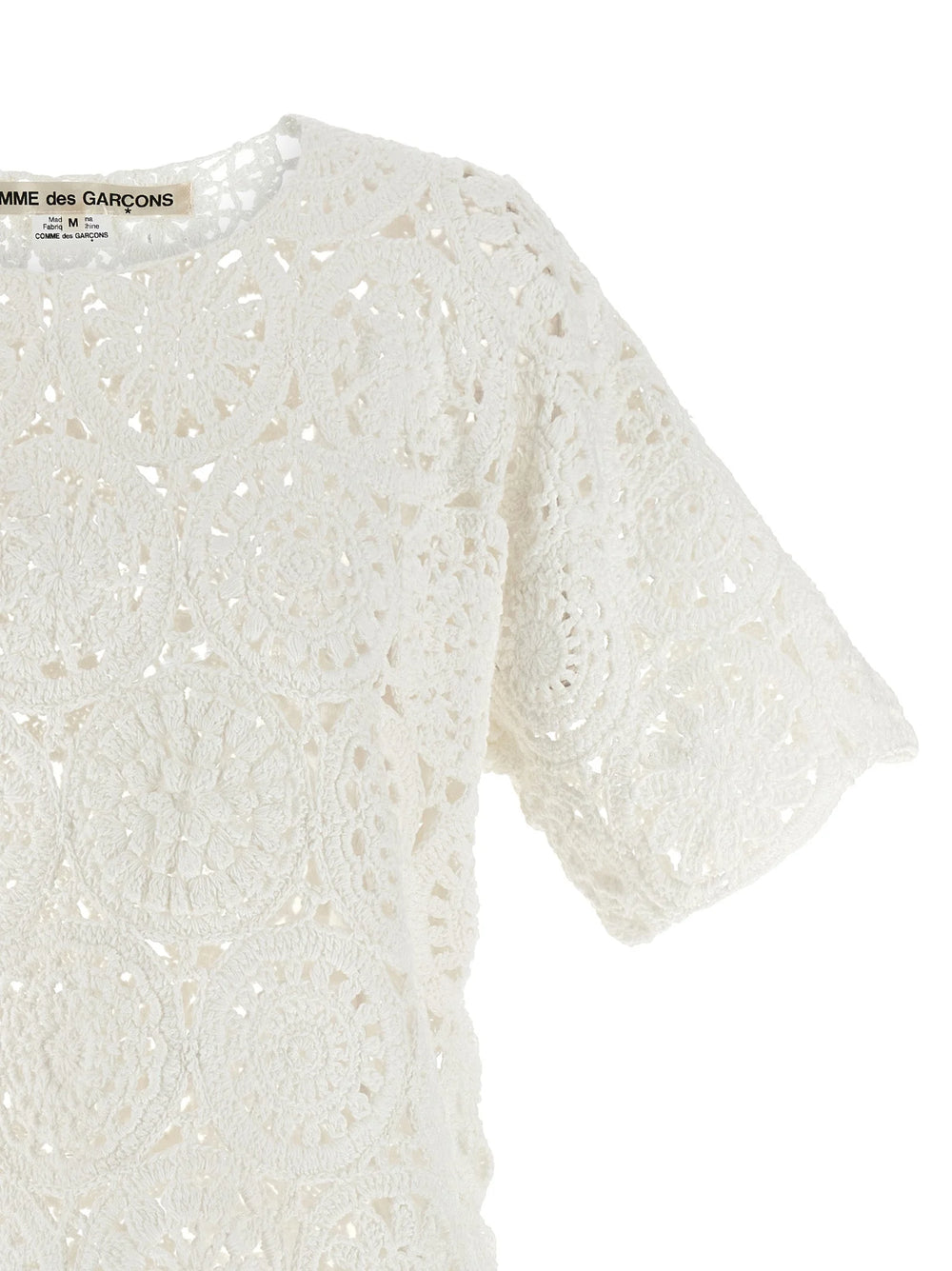 Comme Des Garçons White Cotton T-Shirt