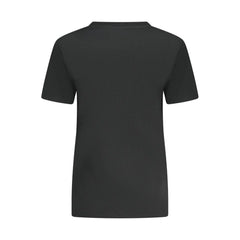 Converse Black Cotton Women T-Shirt - XS