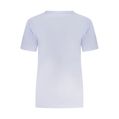 Converse Purple Cotton Women T-Shirt