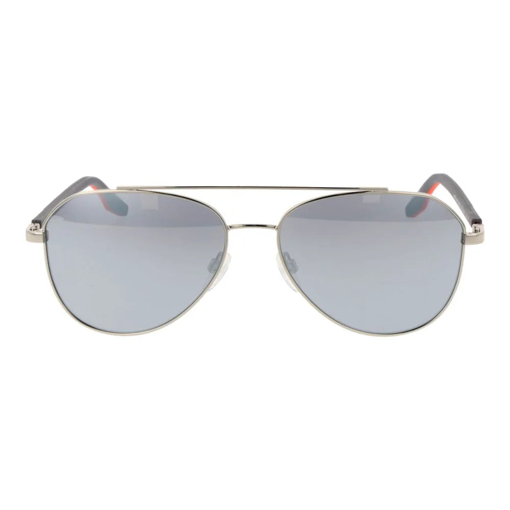 Converse Silver Rubber Sunglasses