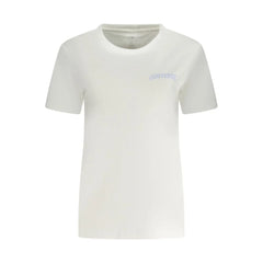 Converse White Cotton Women T-Shirt - T-Shirts