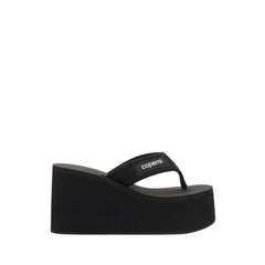 Coperni Black Polyamide Platform Sandals