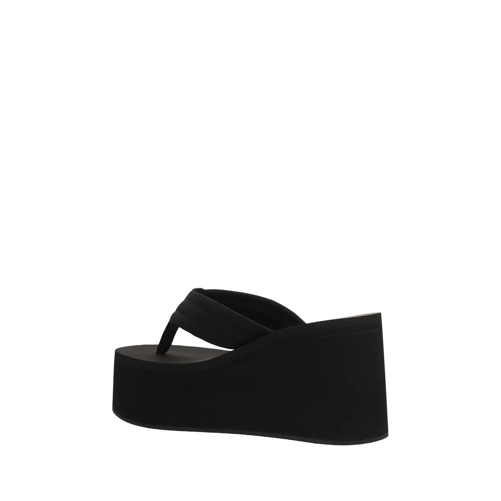 Coperni Black Polyamide Platform Sandals