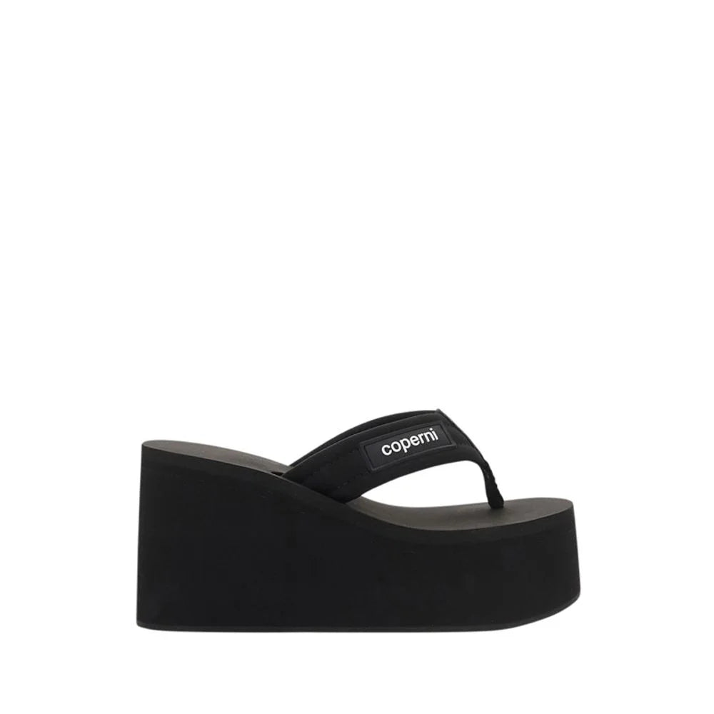 Coperni Black Polyamide Platform Sandals - EU38/US8