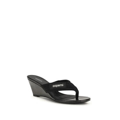 Coperni Black Polyamide Wedge Sandals