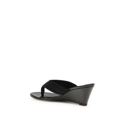 Coperni Black Polyamide Wedge Sandals