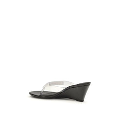 Coperni Black Pvc Flip-Flop Sandals