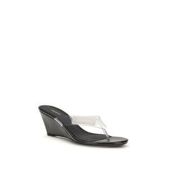 Coperni Black Pvc Flip-Flop Sandals