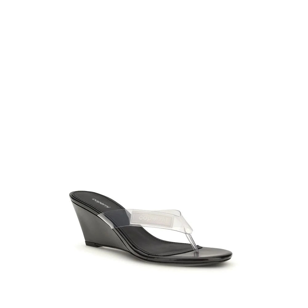 Coperni Black Pvc Flip-Flop Sandals - EU39/US9