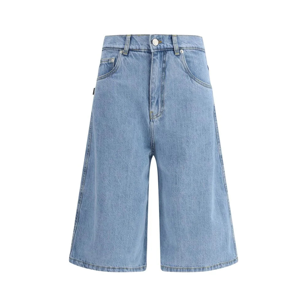 Coperni Blue Cotton Bermuda Shorts